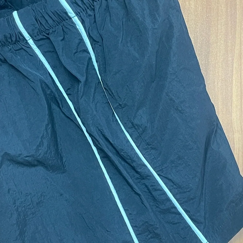 Lot of 2 Art Class Girls 2 Nylon Athletic Sports Shorts Blue & Black Size S 6-7